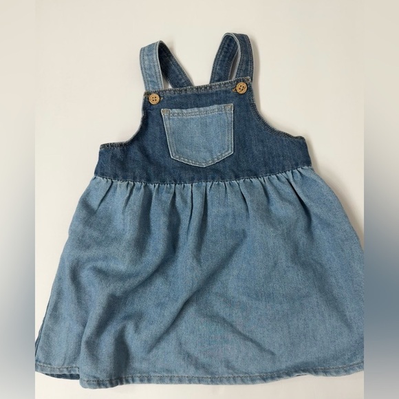 H&M Classic Blue Denim Overalls - Picture 1 of 3